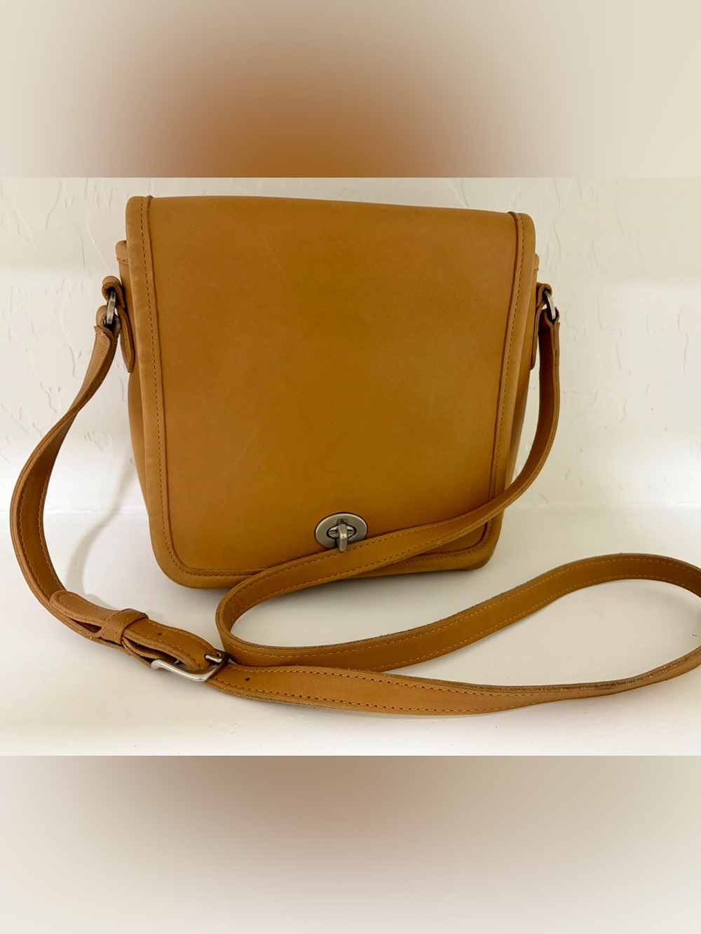 Vintage Coach Legacy Flap- Classic Turnlock Crossbody Bag